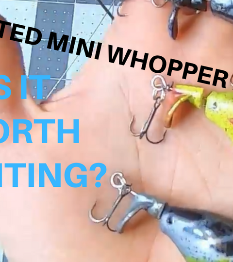 3D PRINTED MINI WHOPPER PLOPPER FISHING LURE TEST – UPSCALE LURES